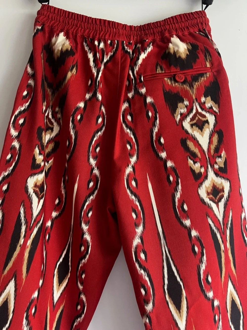 FARM Rio Red Ainika Pineapple Ikat Pants Size XS NWT